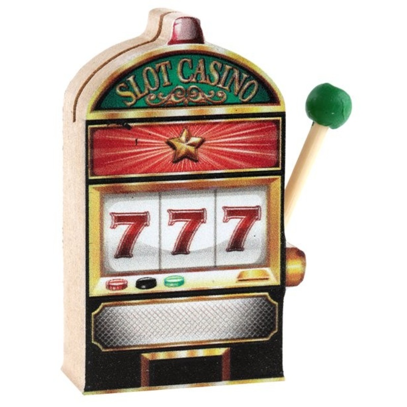 Slot machine place card holder