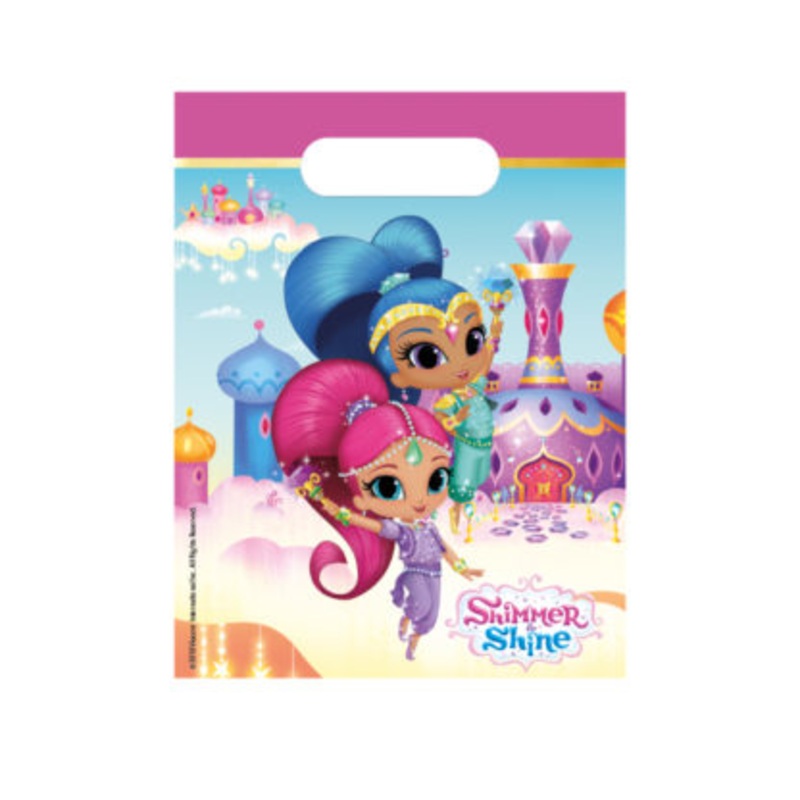 6 Magical Shimmer & Shine gift bags