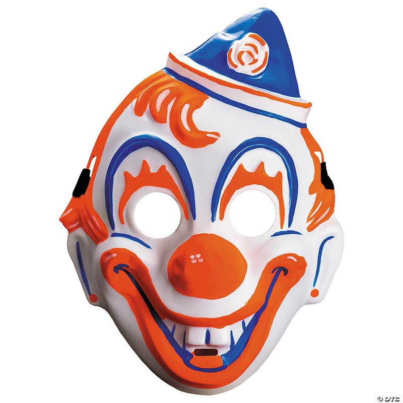 Adults Halloween (2007) Young Michael Myers Clown Plastic Mask – One Size