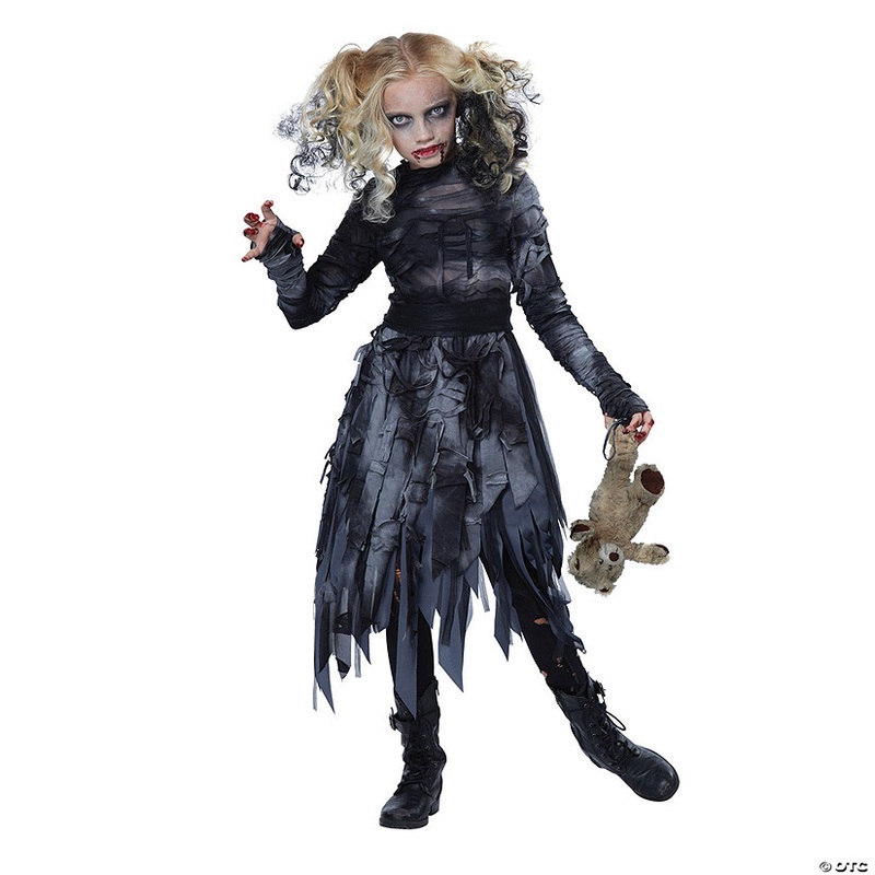 Girl’s Zombie Costume|LARGE|XLARGE