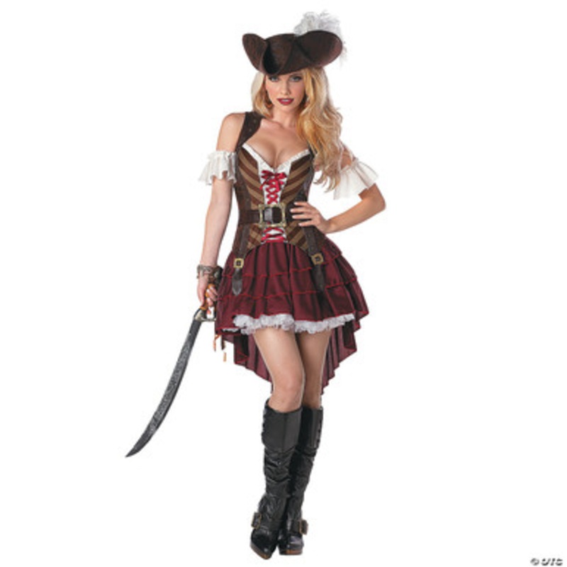 Women’s Sexy Swashbuckler Costume Medium