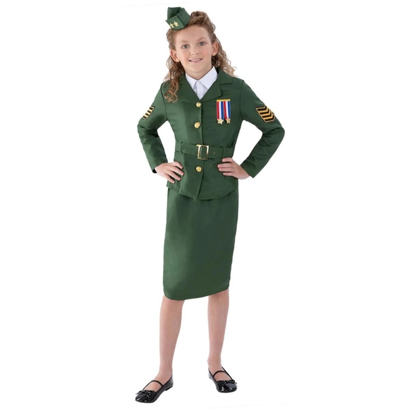 WW II Army Girl Costume – Tween
