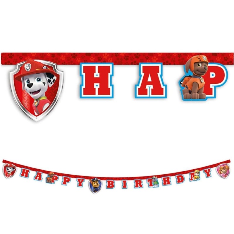 1 Paw Patrol birthday garland 2m