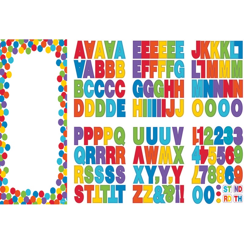 Colorful door poster Magical Rainbow, customizable
