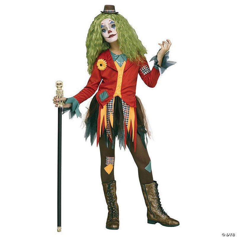 Girl’s Rowdy Clown Costume|G12TO14|G8TO10|T14-16