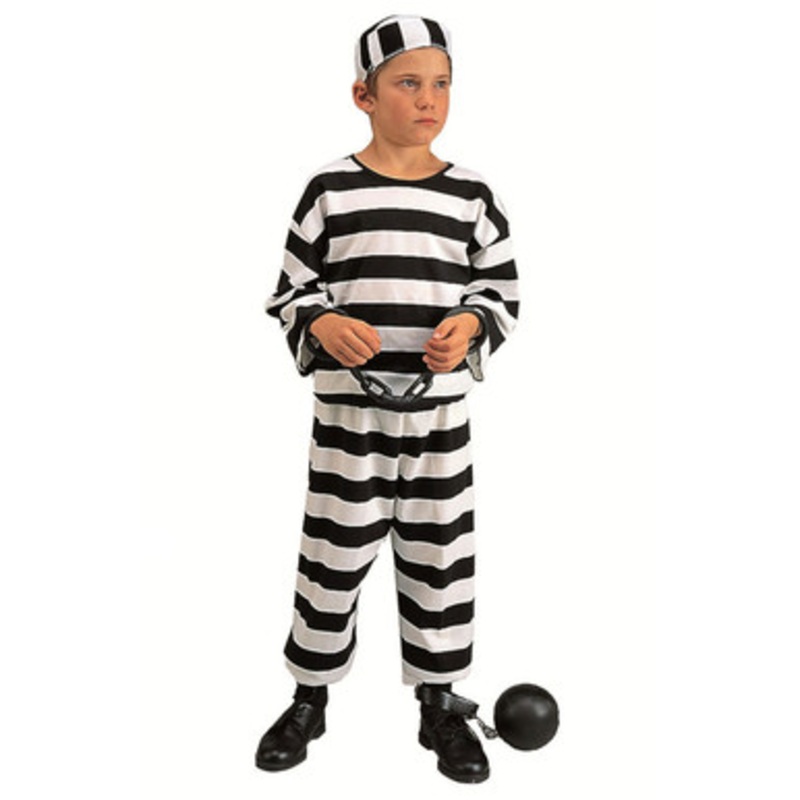 Prisoner Kids Costume Small|Small|Medium