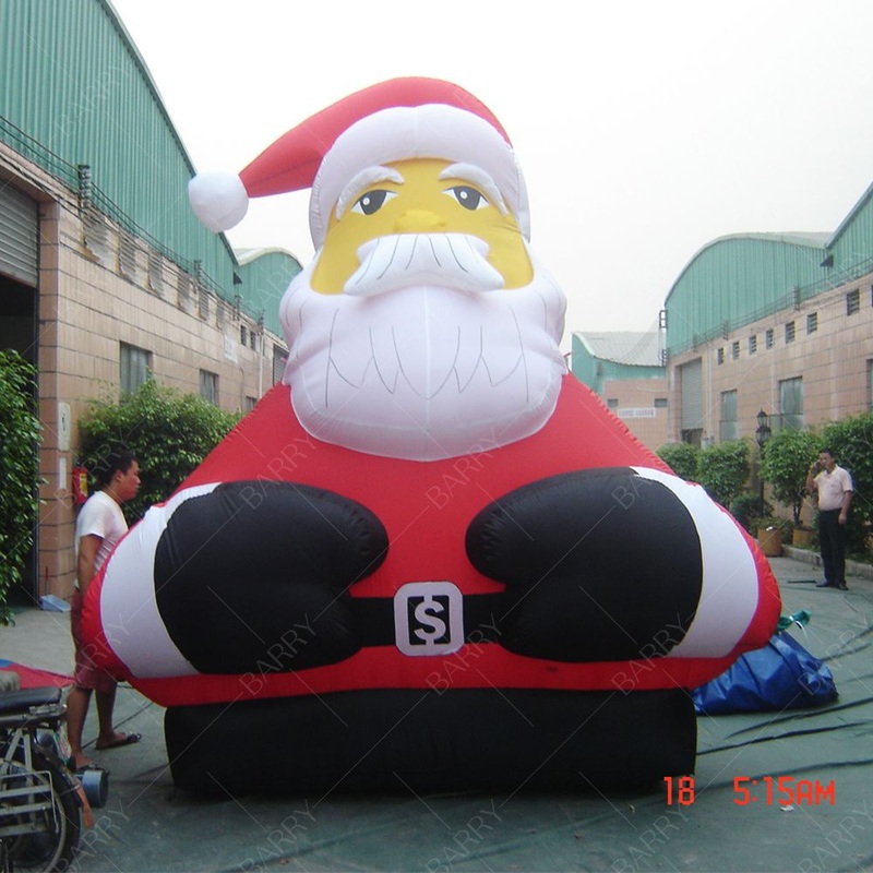 2025 New Outdoor Standing up Inflatable Christmas Santa Claus