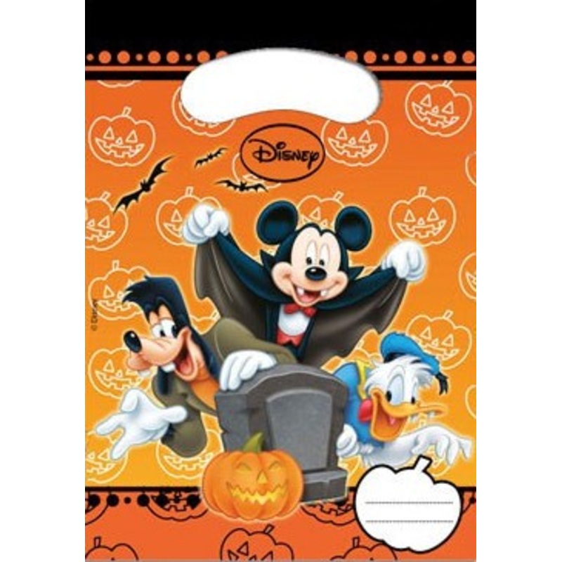 6 Mickey Mouse Halloween gift bags