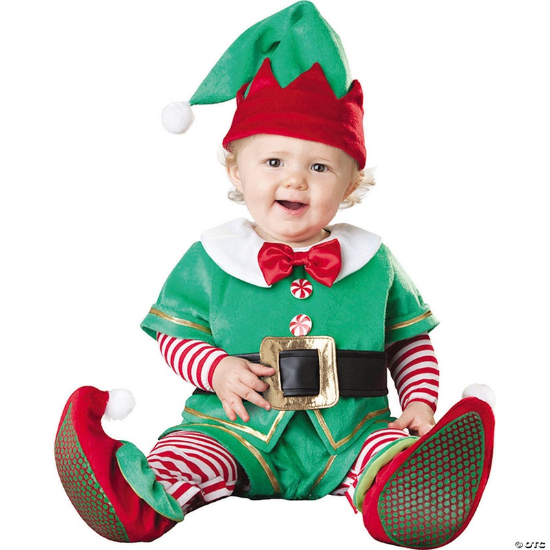 Baby Santas Lil Elf Costume|INF 12-18|INF 6-12|TOD18-2T