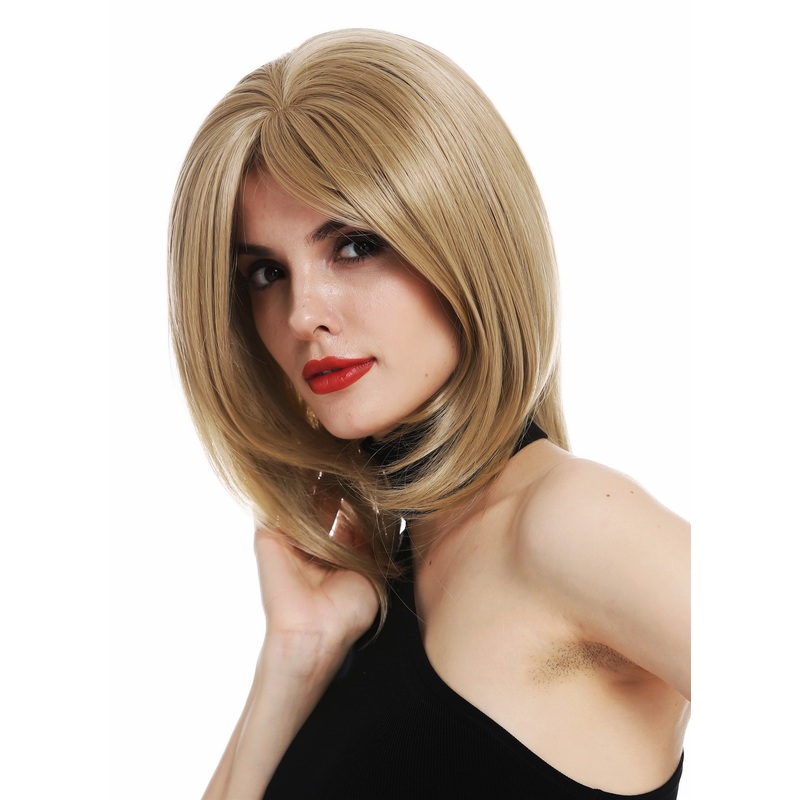 Women’s wig short shoulder length long bob blonde medium blonde TYS-056D