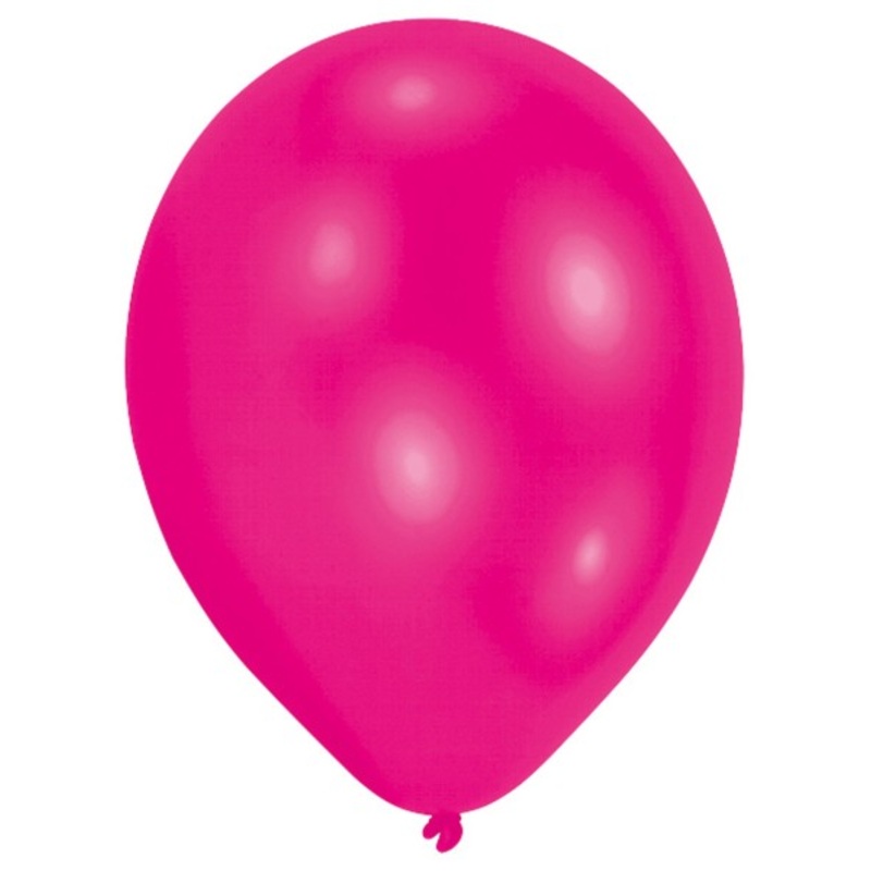 25 pink flamingo latex balloons 27.5cm