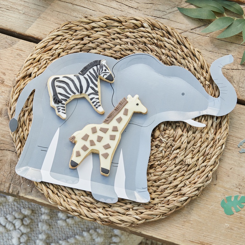 8 Jungle Breeze Eco paper plates
