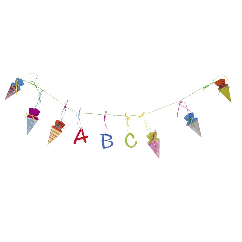 DIY back to school garland 2m