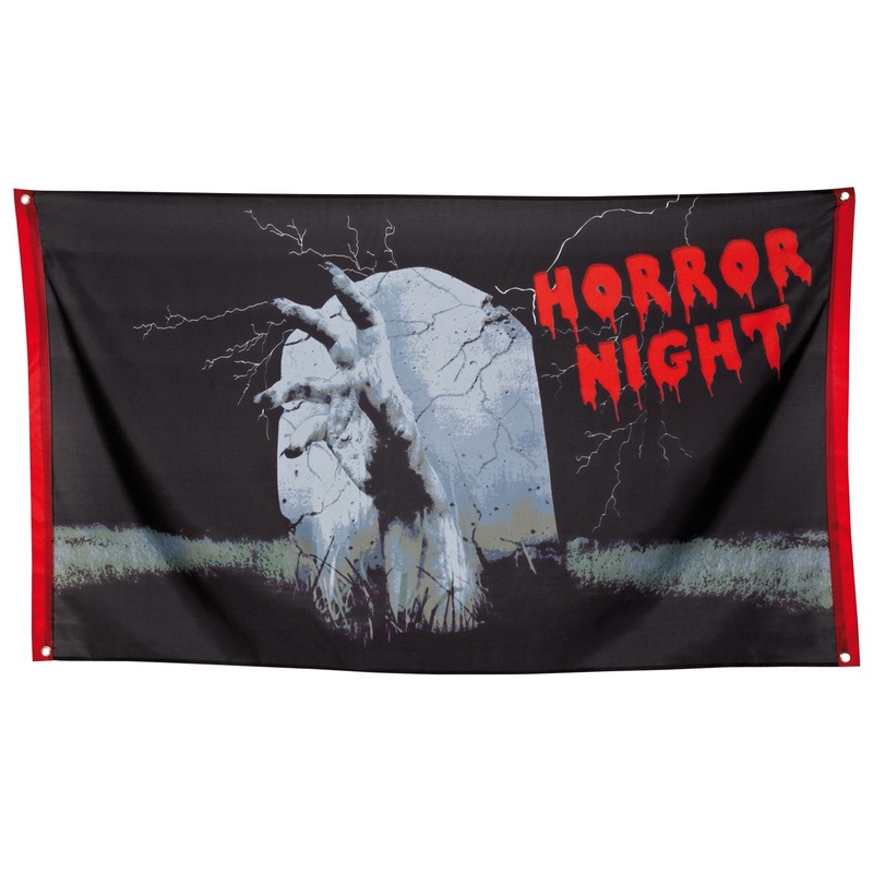 Awakening of the undead horror flag 90 x 150cm
