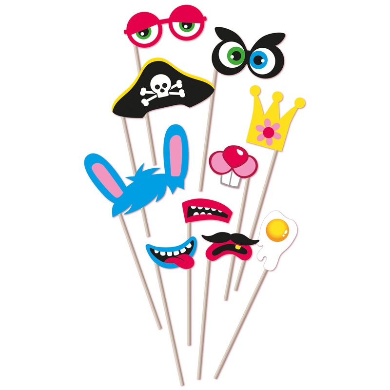Funny children’s birthday photo props 10 pieces