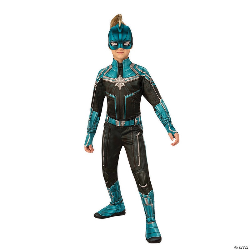 Girl’s Economy Captain Marvel Kree Costume