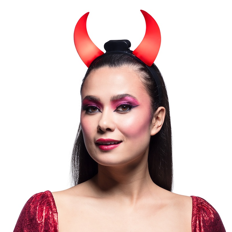 LED Diadem Devil Horns