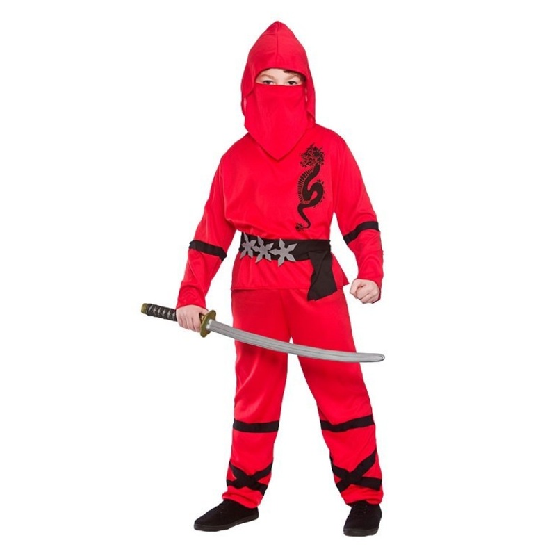Red Power Ninja Costume – Tween