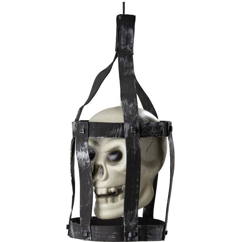 Skull in the cage Scream Halloween decoration