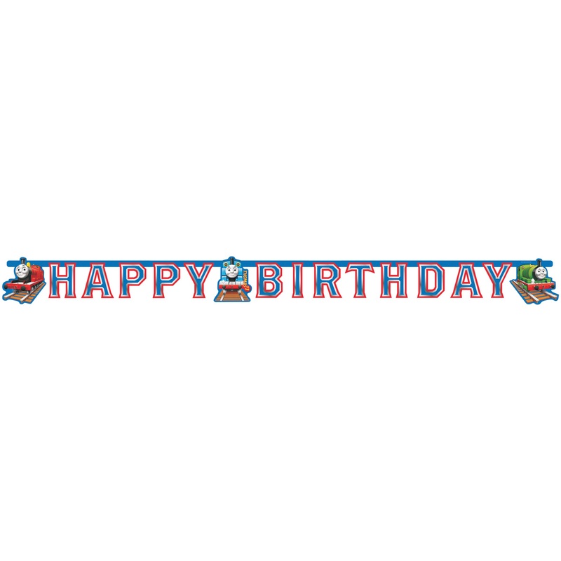 Thomas the Tank Engine Garland Happy Birthday 180cm