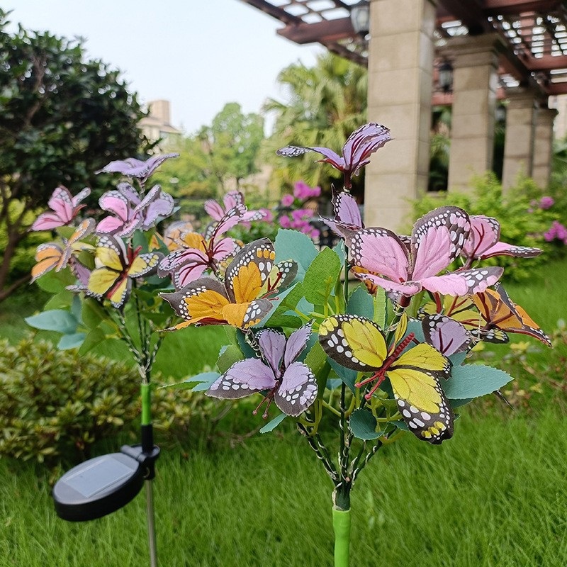 Wholesale Price OEM Factory Customized Xmas Outdoor Decors Garden Decorations Plant Tree C9 Bulb Ground LED Light up Christmas Yard Stakes Manufacturer in China