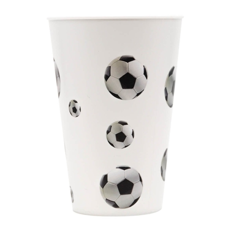 1 football party drinking cup 400ml