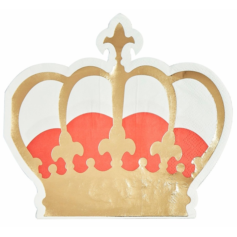 16 Queen`s Jubilee napkins 33cm