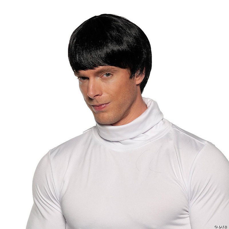 60’s Mop Top Adult Costume Wig  Black