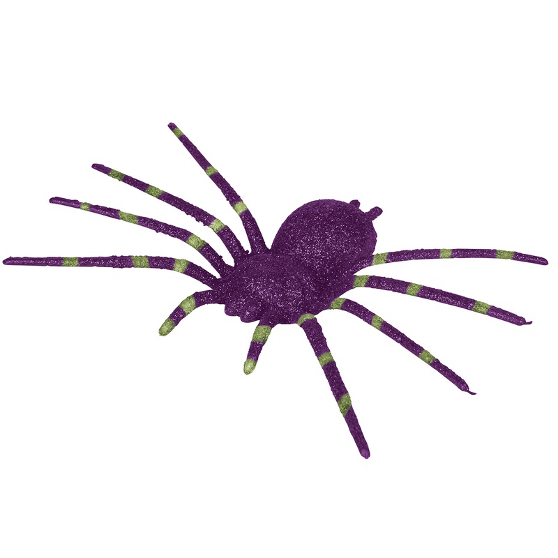 Decorative glitter spider Elly