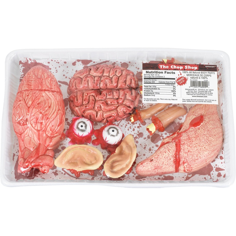 Butcher platter of horror
