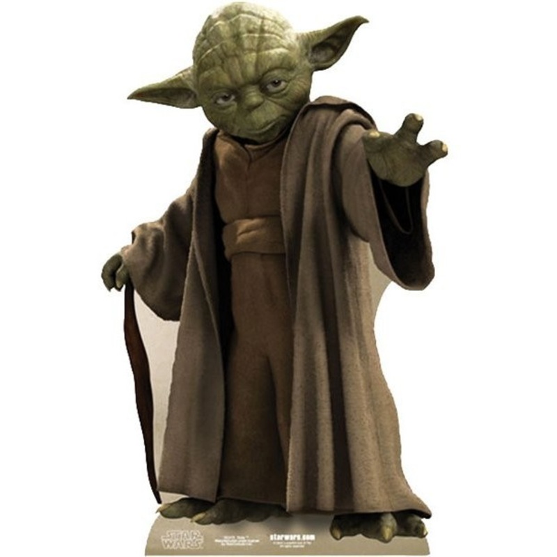 Yoda Star War cardboard display 76cm