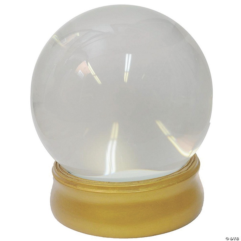 4 x 4 Water-Filled Glass Crystal Ball