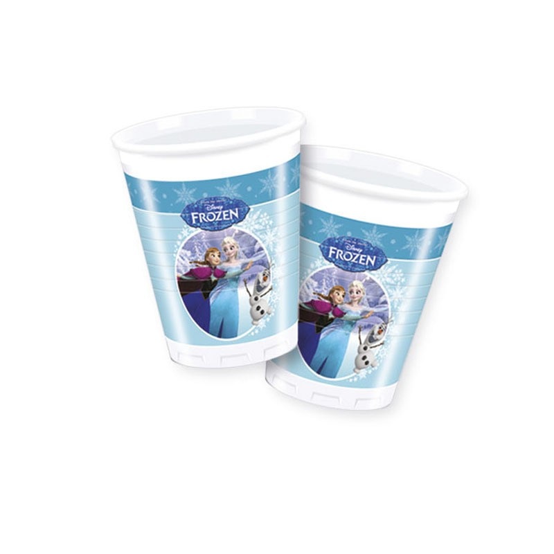 8 frozen winter forest cups 200ml