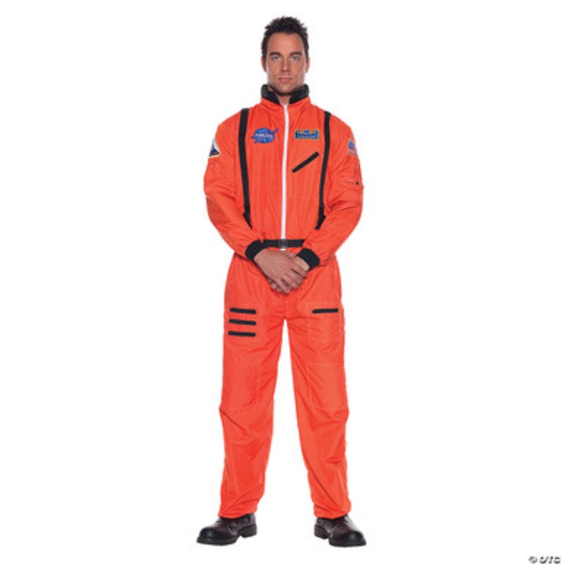 Astronaut Costume Adult – Orange Standard
