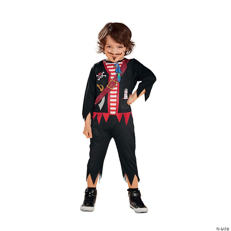 Black and Red Pirate Boy Toddler Halloween Costume – EPropertra Small
