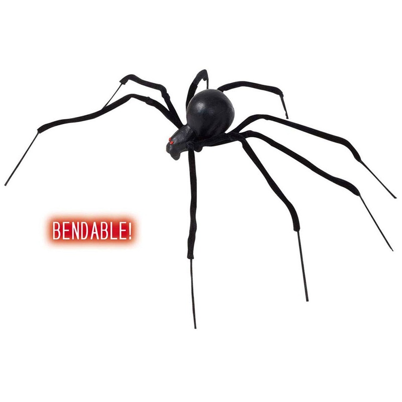 Deterrent decorative spider bendable 90cm