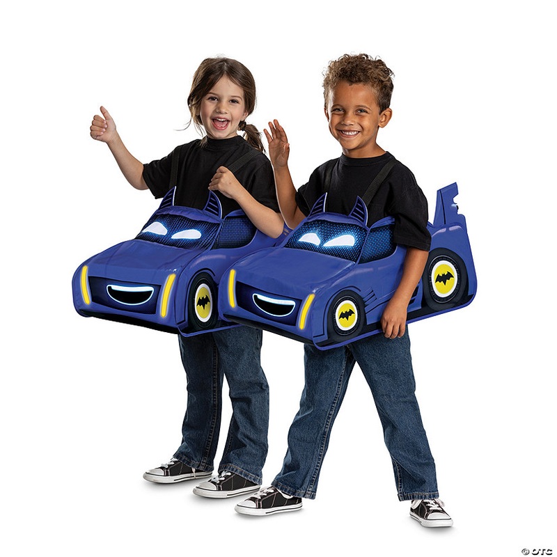 Kids Batwheels Bam ‘Pop Out’ Ride-On Classic Overlay Costume