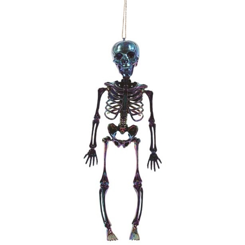Metallic skeleton hanger 37cm