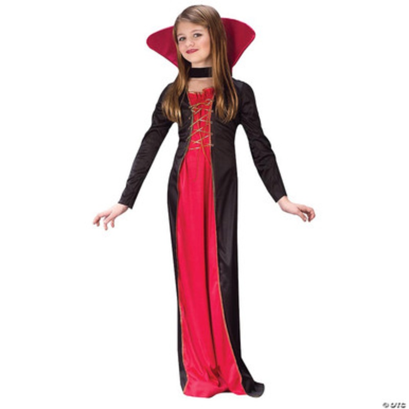 Victorian Vampiress Child Costume Small