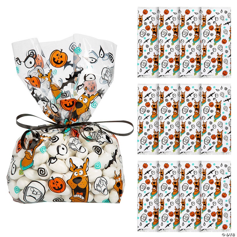 5 x 11 1/2 Scooby-Doo! Halloween Cellophane Bags – 12 Pc.