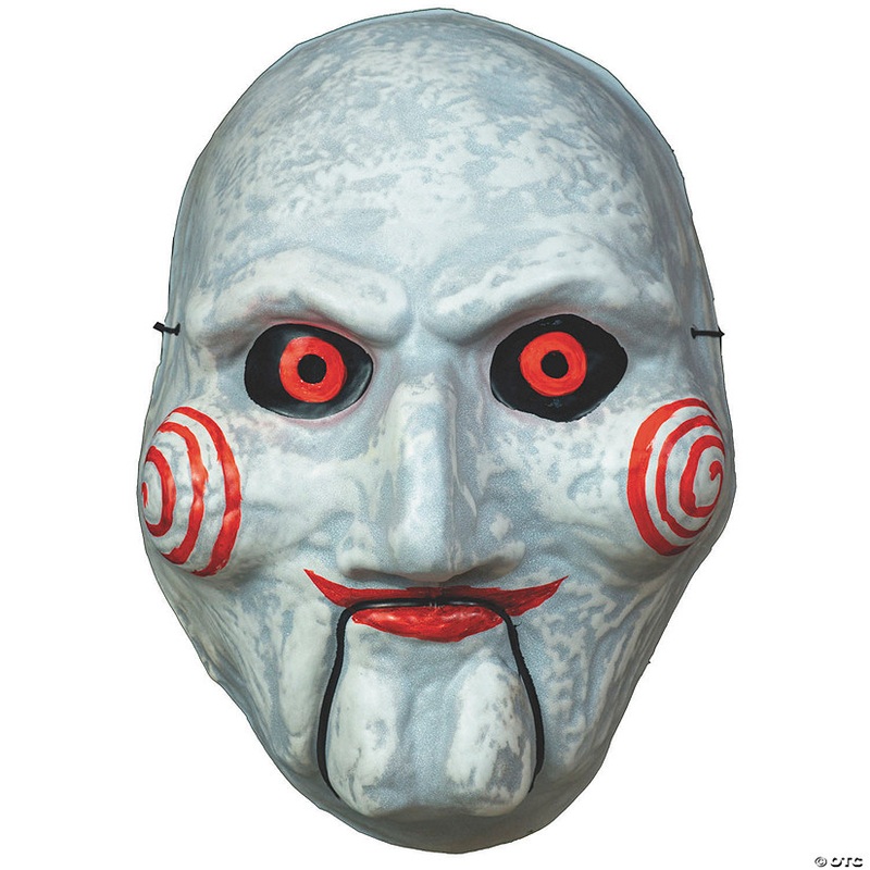 Adults Saw Billy Puppet Vacuform Plastic Mask – One Size