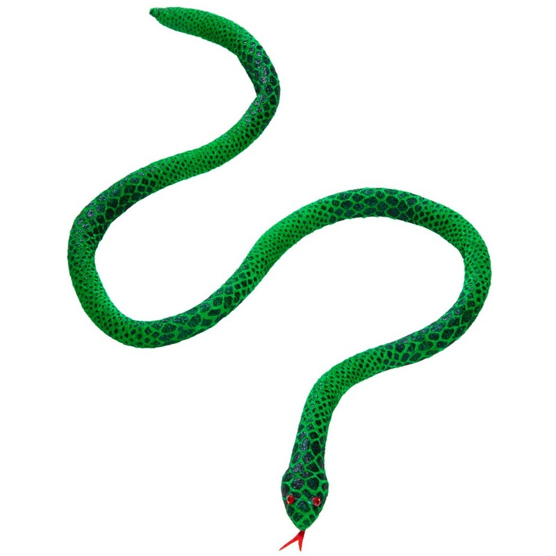 Flexible green snake 1m