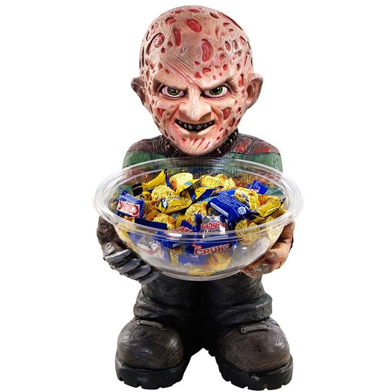 Freddy Krger Figure With Bowl Of Horror 40cm