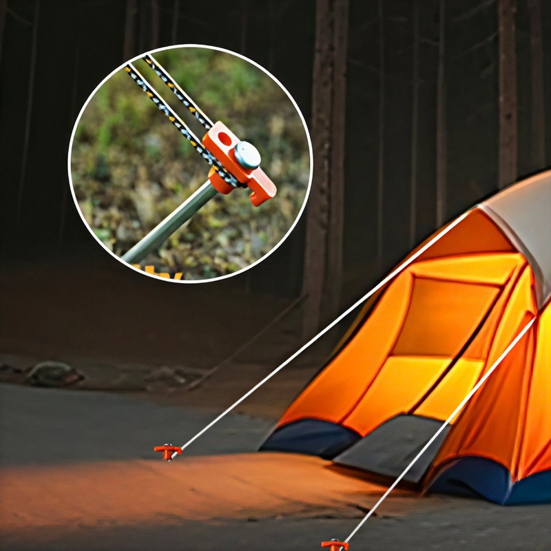 Tent Stakes Heavy Duty Yard Stakes Non-Rust Metal Tent Pegs Ground Stakes Tent Spikes Camping Accessories Garden Canopies Grassland