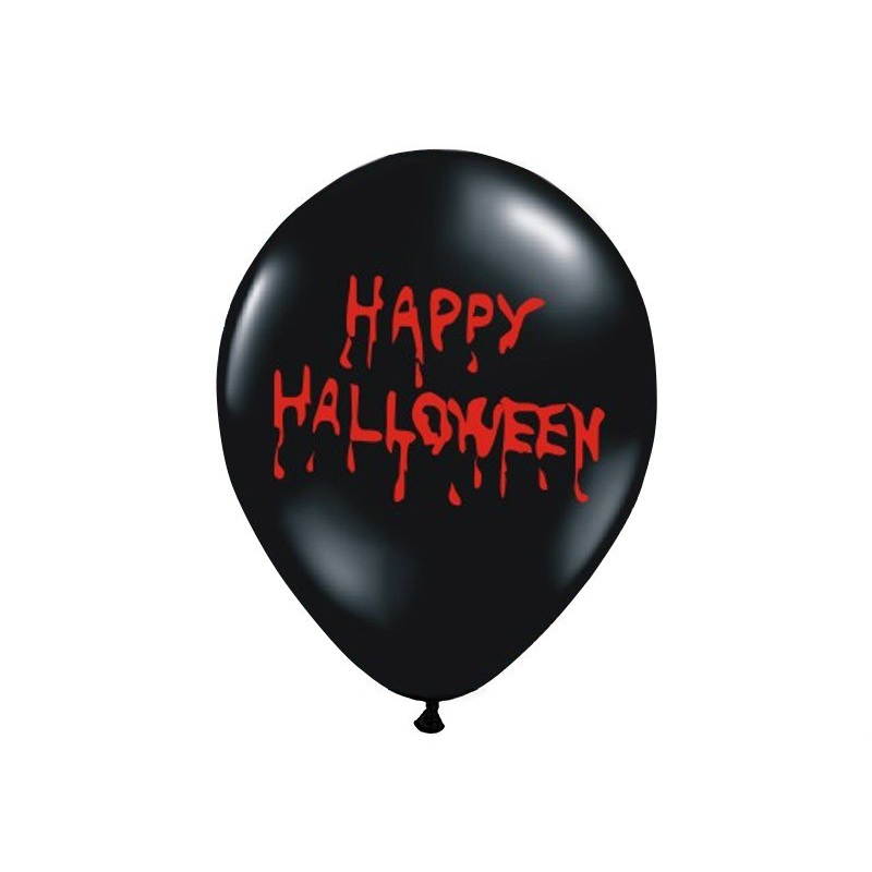 50 bloody Happy Halloween balloons 30cm