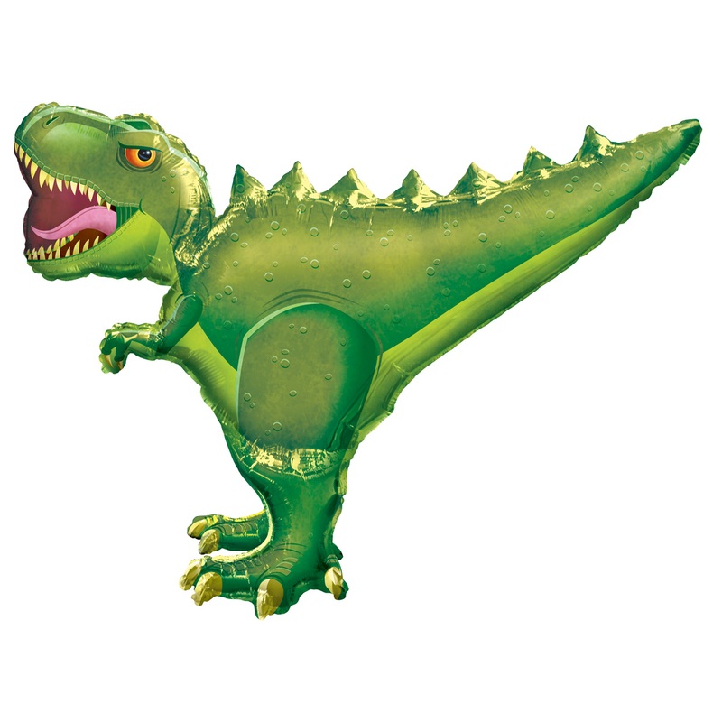 Foil balloon T-Rex dinosaur
