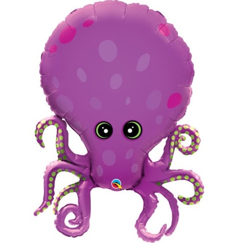 Squid Eddy Foil Balloon 89cm