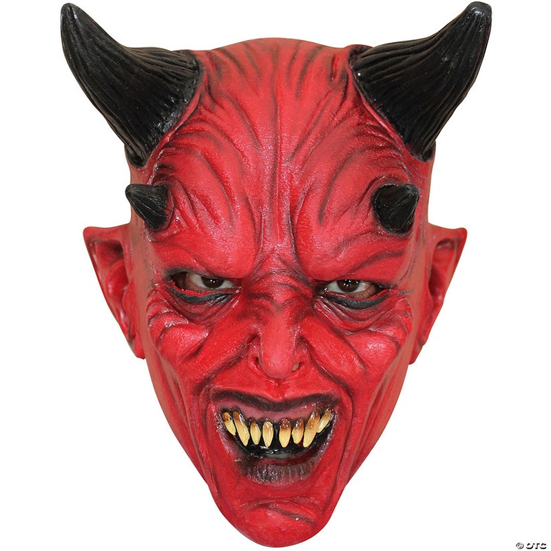 Adults Ghoulish Productions Devil Junior Latex Mask – One Size