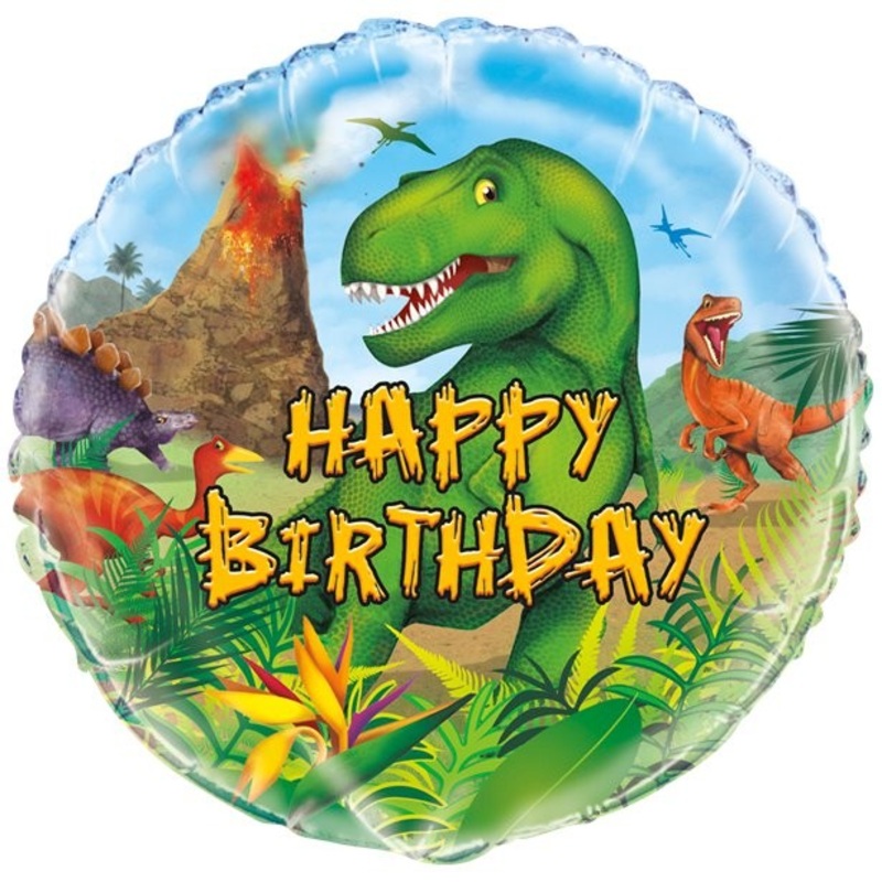 Dino adventure foil balloon 46cm