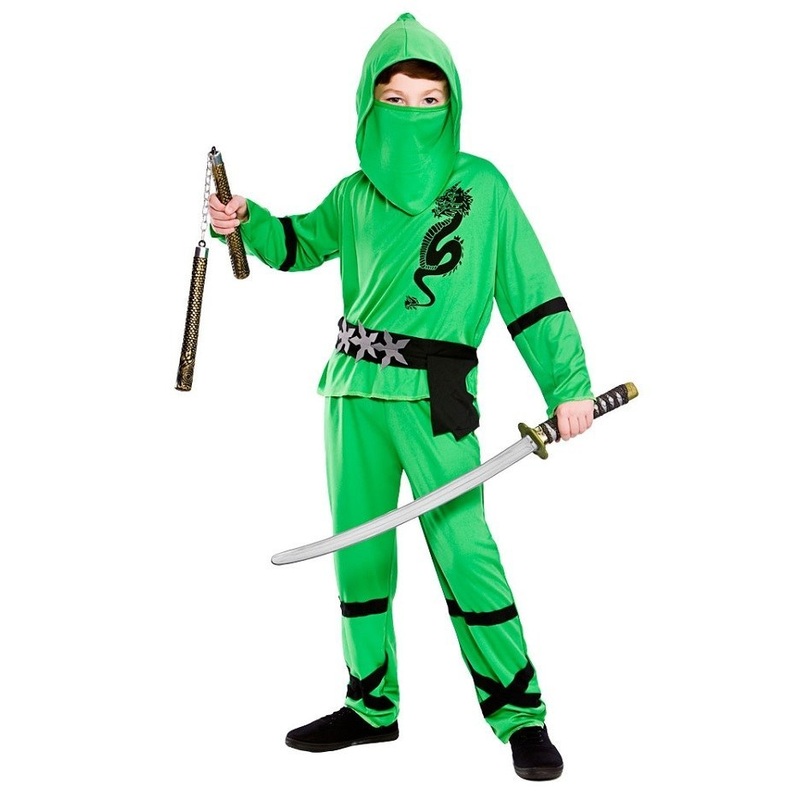 Green Power Ninja Costume – Tween